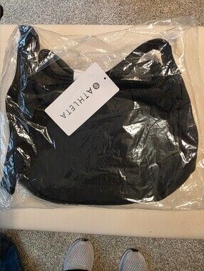 Athleta Black Nylon Crossbody Mini Bag
